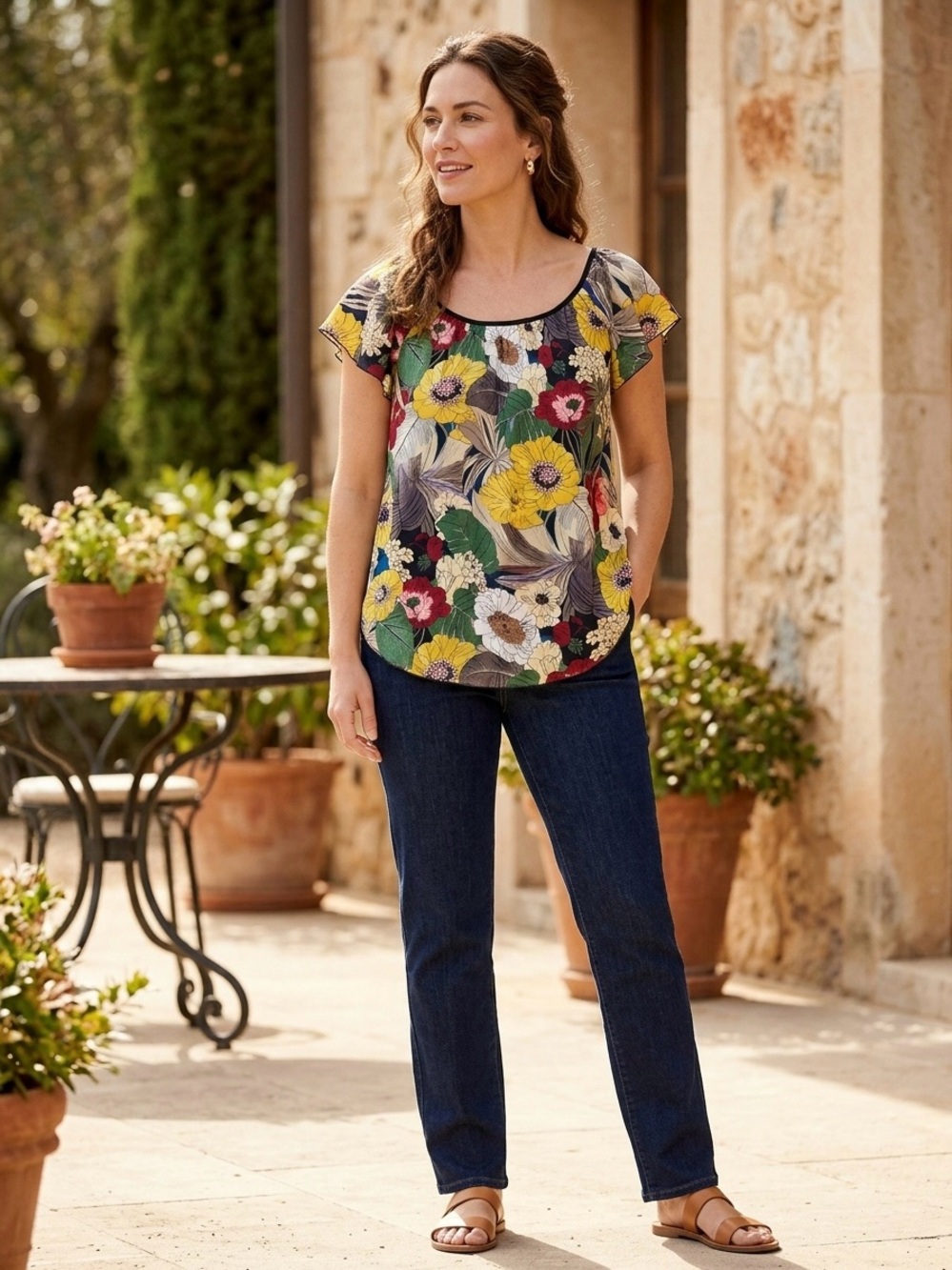 Philosophy Floral Blouse